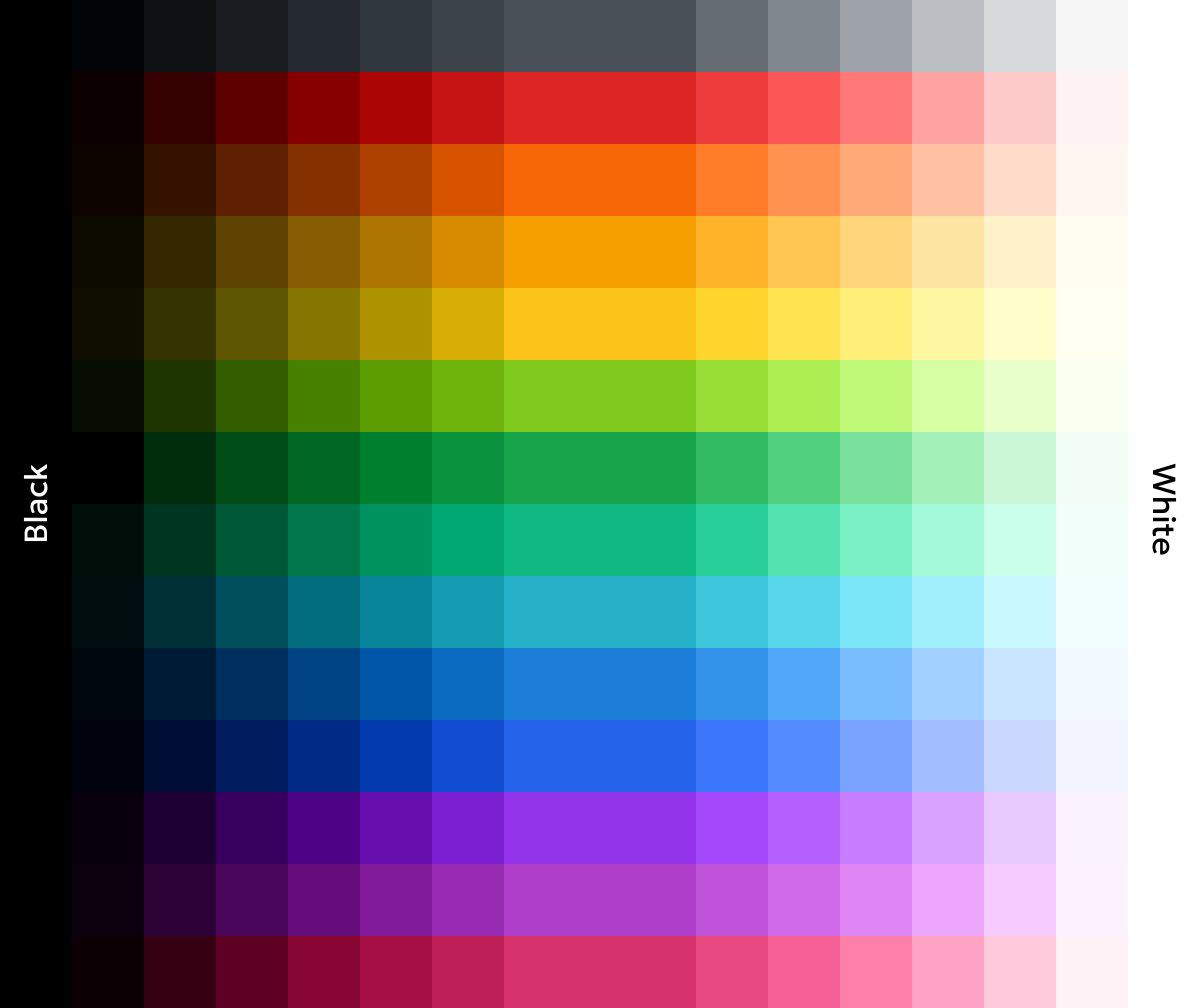 Color System we developed for the company